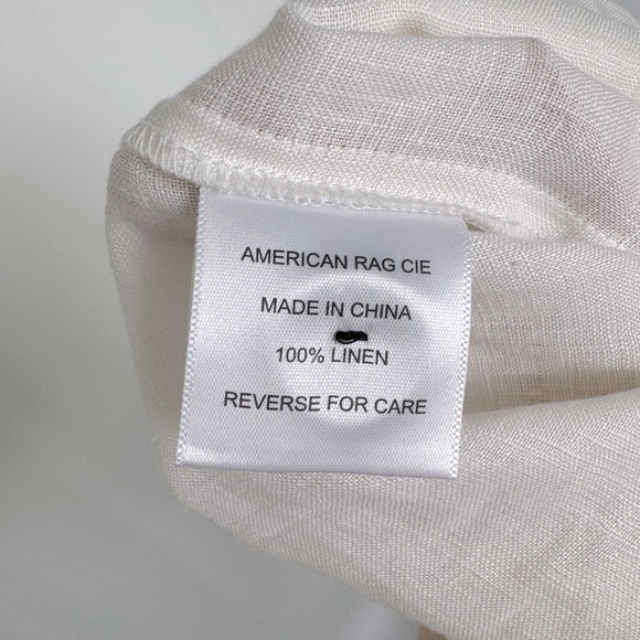American Rag 100% linen cropped pants - Picture 2 of 3